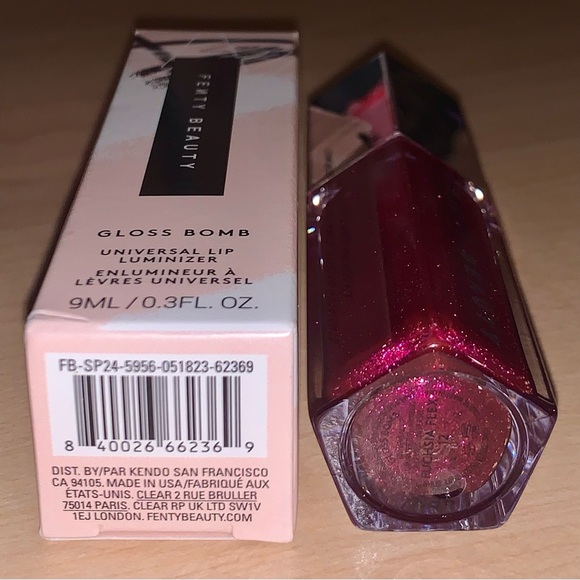 ✨Fuchsia Flex✨FENTY Beauty New In Box Gloss Bomb Universal Luminizer - Picture 4 of 5